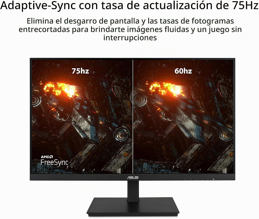ASUS Monitor 1080P de 24 pulgadas (VA24DQSB) - Full HD, IPS, 75 Hz,...