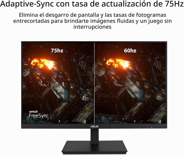 ASUS Monitor 1080P de 24 pulgadas (VA24DQSB) - Full HD, IPS, 75 Hz,...