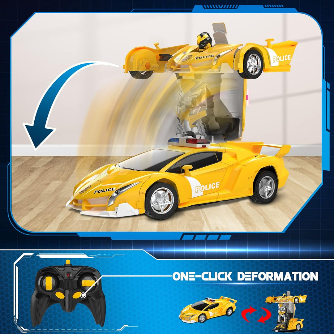 FDJ Automóvil a control remoto \u2013 Robot de automóvil transforma...