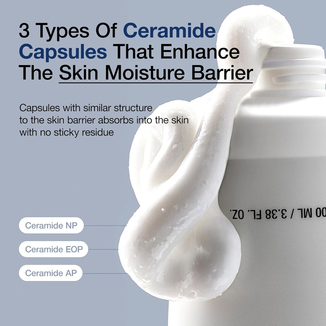 ANUA 3 Ceramide Pantenol Moisture Barrier Cream, hidratante facial...