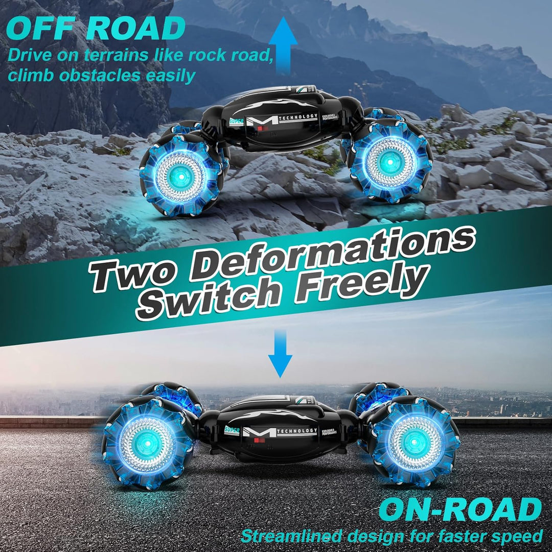 Fosgoit Coches RC, juguete de acrobacias con detección de gestos pa...