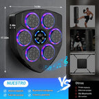 Máquina de boxeo de música para adultos, punzonadora montada en la pared