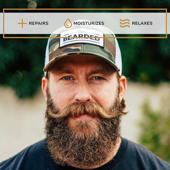 Kit de Aseo para Barba Live Bearded - Aceite y Mantequilla para Bar...