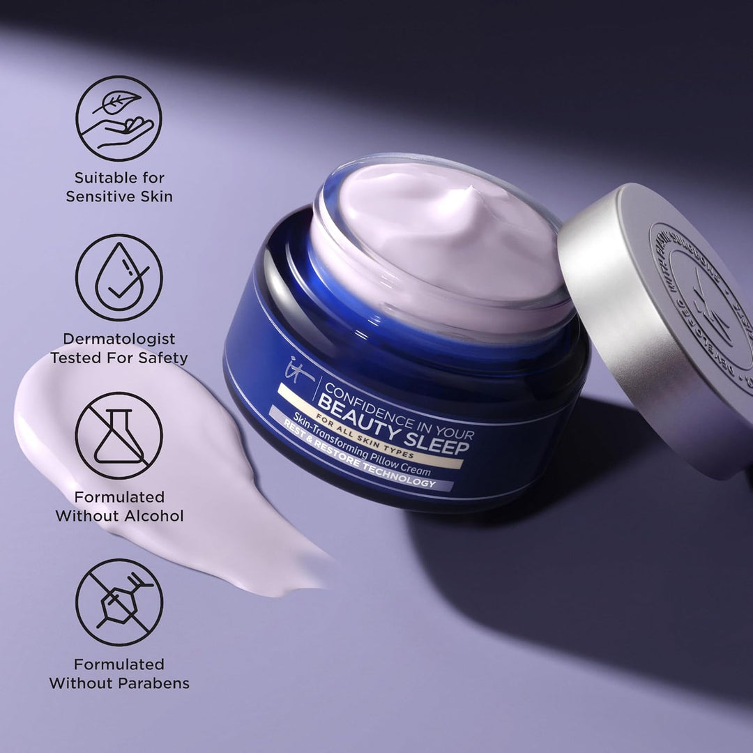 IT Cosmetics Crema de noche Confidence in Your Beauty Sleep - Mejor...