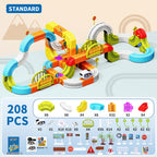 Juego de tren eléctrico 208PCS de lujo 3D STEM Track Toy