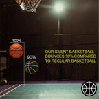 KOOWOD Baloncesto silencioso, no se envía al vacío, bola de espuma suave sin aire mejorada 2026 sin sonido para goteo silencioso y entrenamiento en interiores, sensación real de rebote más alto sin