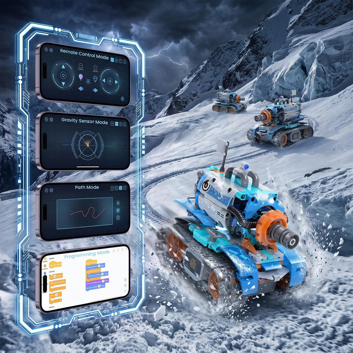 Kits de construcción de robots STEM 5 en 1 para niños de 6 a 12 años, aplicación y RC STEM dinosaurio robot juguetes de construcción para edades de 8 a 13 años, 886 piezas