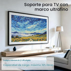 Soporte de pared para TV ultra delgado de 37 a 86 pulgadas, peso máximo de 165 libras