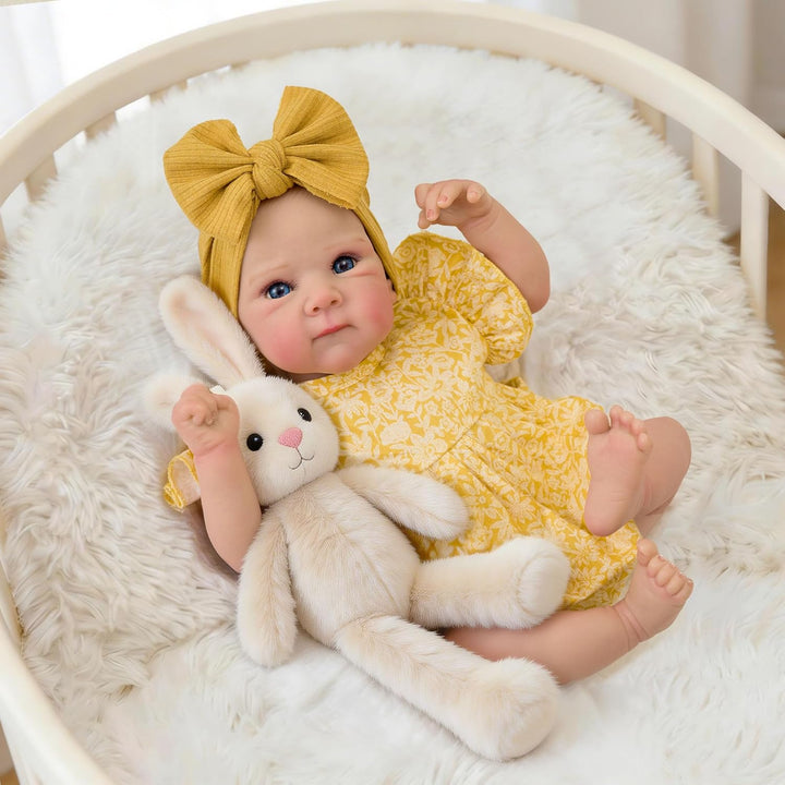 FOCKOF Muñecas realistas de bebé Reborn de 18 pulgadas, muñeca de b...
