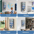 Organizador de archivos de pared de 10 niveles, soporte de correo