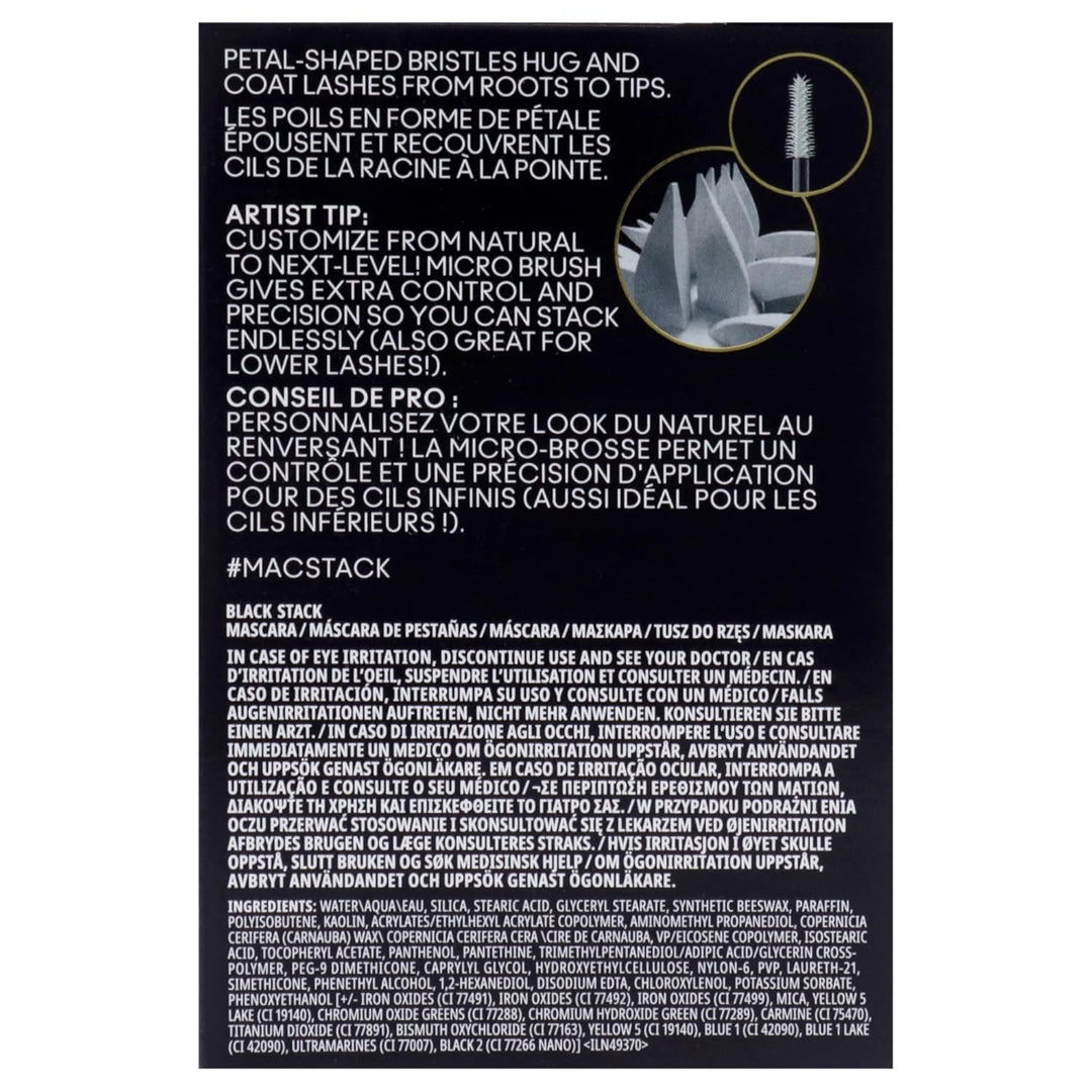MAC MAC Stack - Máscara de pestañas Superstack Micro Brush para muj...