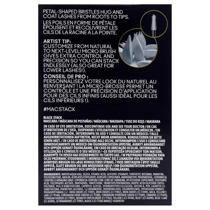 MAC MAC Stack - Máscara de pestañas Superstack Micro Brush para muj...