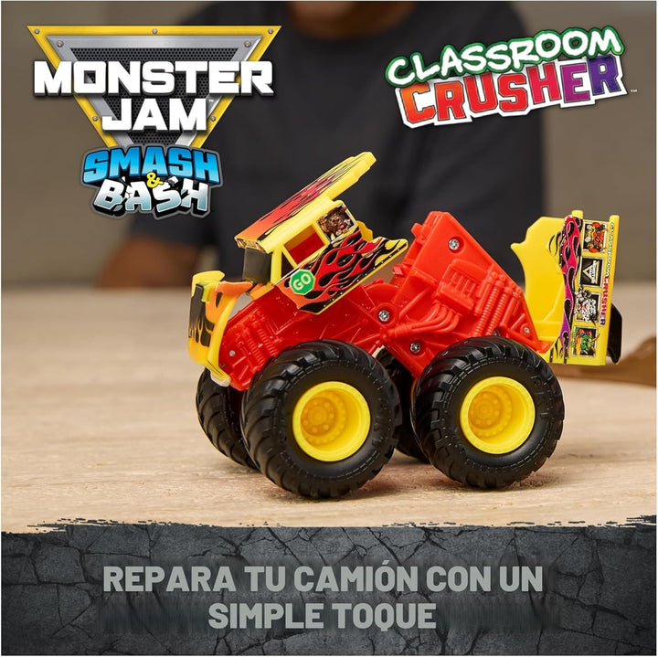 Monster Jam Smash &amp; Bash - Juego de campo de choque con lanzado...