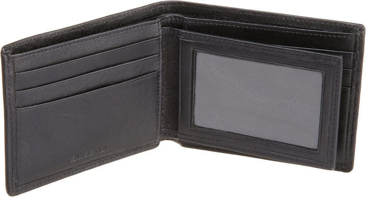 Perry Ellis Park Avenue - Cartera de piel 100% con tarjeta, plegabl...