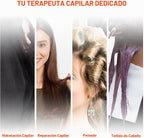 6 en 1 Salón Pelo Vapor Color Perm Cuero Cabelludo con Cajón Blanco