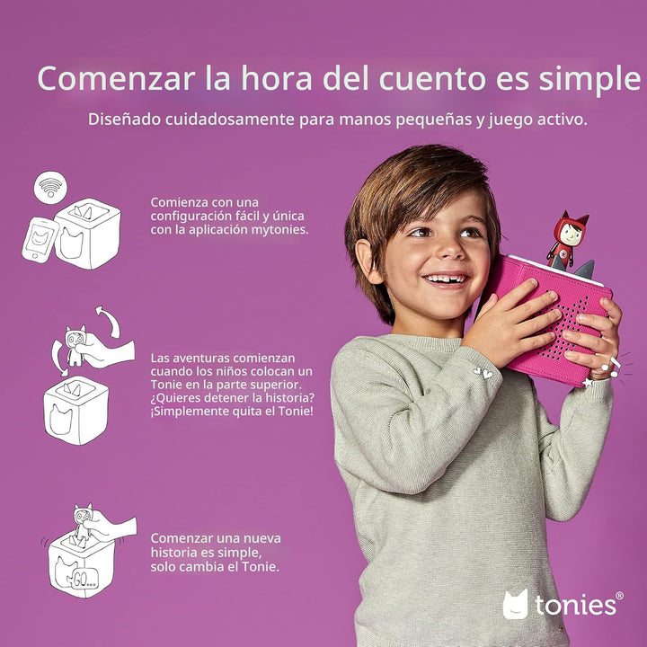 Toniebox 1 - Set de inicio del reproductor de audio con Playtime Pu...