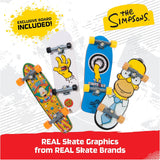 TECH DECK Ultra DLX - Juego de 4 patinetas Simpsons mini