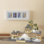 CSNRHG Juego de bloques de construcción modelo Museo del Louvre de París, micro ladrillos