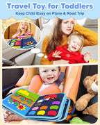 Busy Board Montessori Juguetes para niños pequeños, regalo de