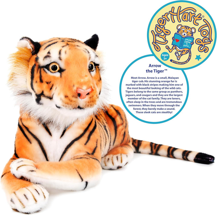 TigerHart Arrow El tigre - ¡Apriétame! - Peluche de 17 pulgadas
