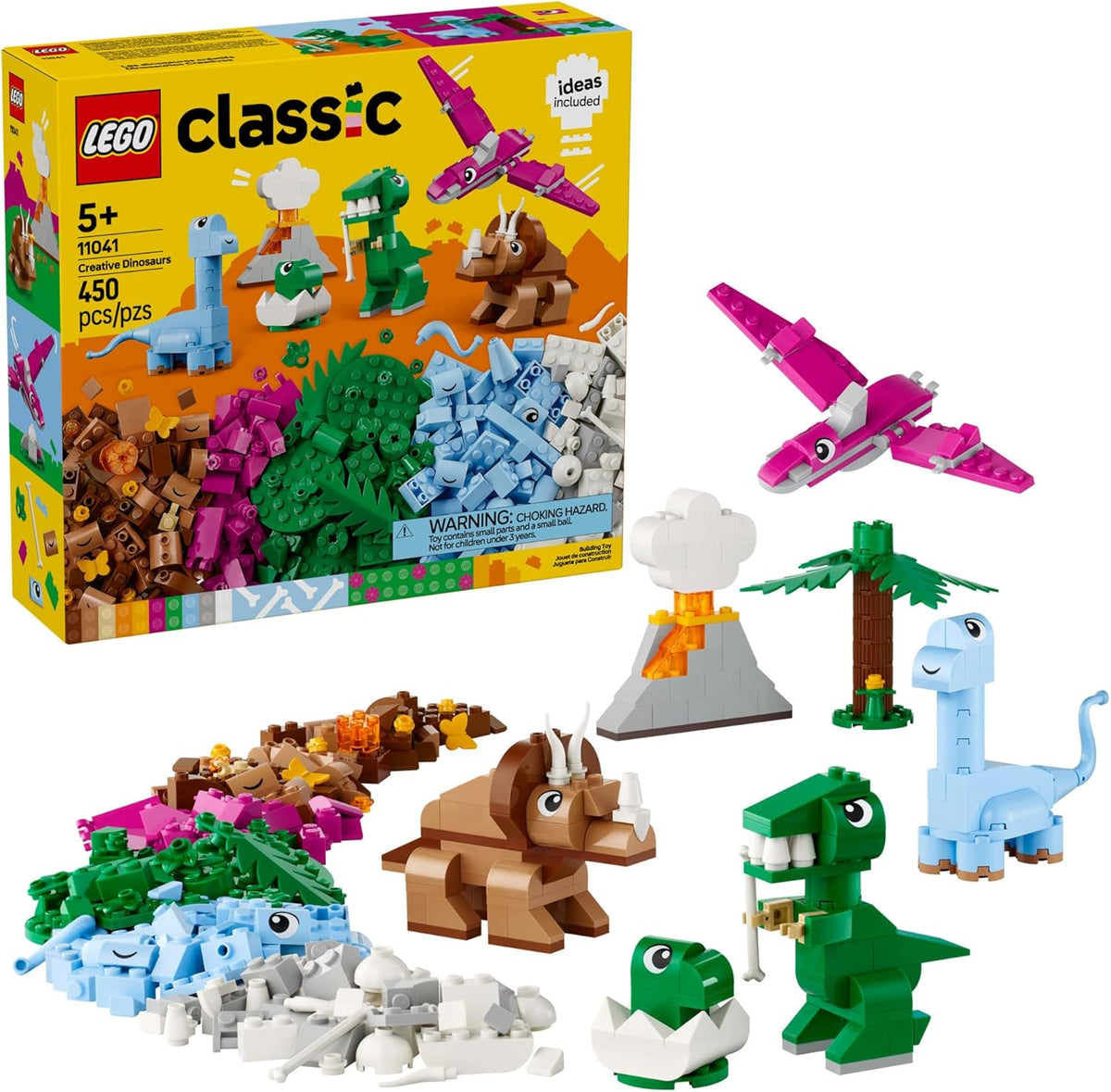 LEGO Juguete clásico de dinosaurios creativos juguete de