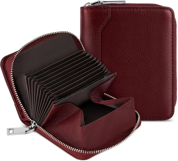 HUANLANG Billetera para hombre con bloqueo RFID, multitarjetero, bi...
