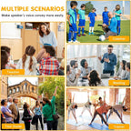 Amplificador de voz Micrófono inalámbrico para profesores/aula/yoga/reunión