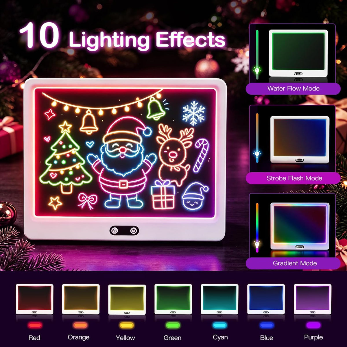 TiMOVO Tablero de dibujo LED de 16 pulgadas, regalos de cumpleaños para