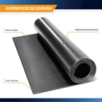 Marcy Esterilla de Equipo de Fitness y Protector de Suelo Compatible con Cintas de Correr, Elípticas, Bicicletas Estáticas, Bicicletas Estacionarias y Accesorios