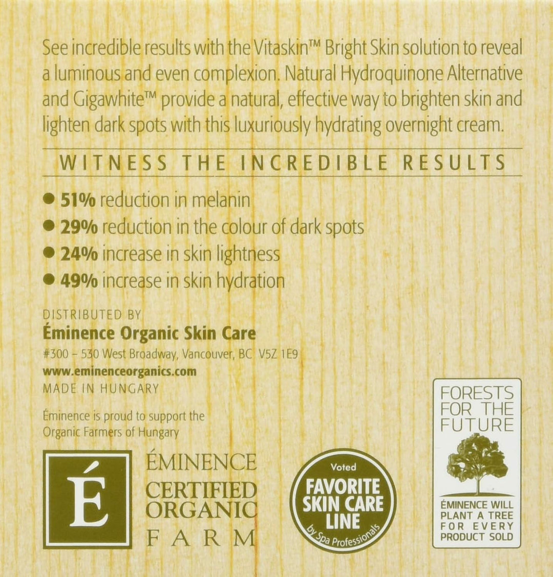 Eminence Bright Skin Crema Correctora para Unisex - 2 oz Crema