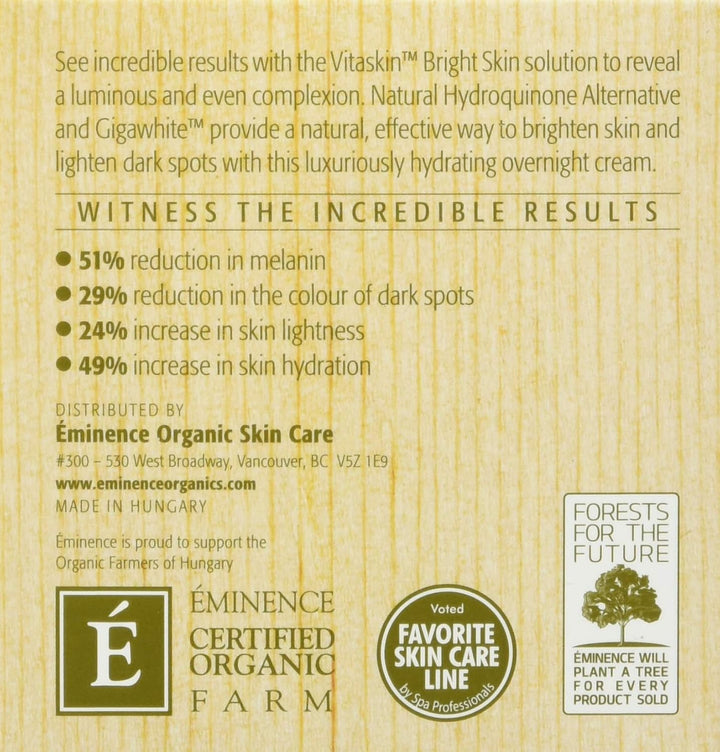 Eminence Bright Skin Crema Correctora para Unisex - 2 oz Crema