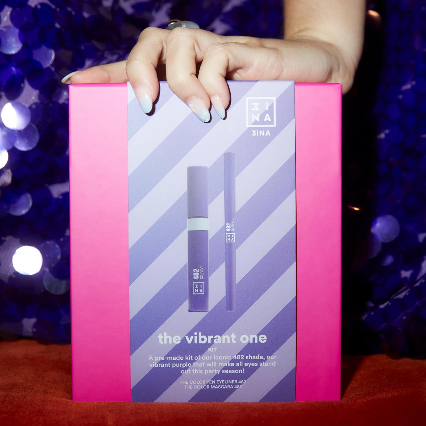 3INA MAKEUP - The Vibrant One Kit - Morado - Juego perfecto morado...