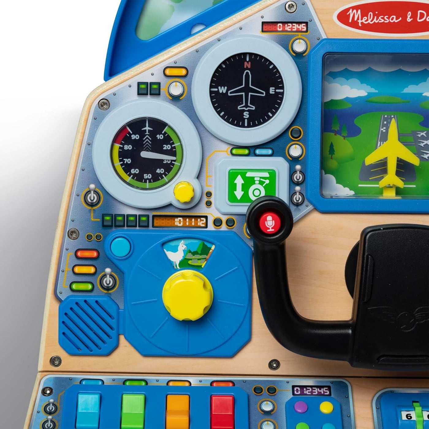 Melissa Doug Tablero de instrumentos de piloto