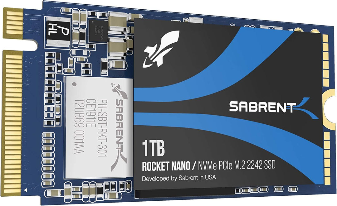 SABRENT 1TB Rocket NVMe PCIe M.2 2242 DRAM SSD interno de alto rend...