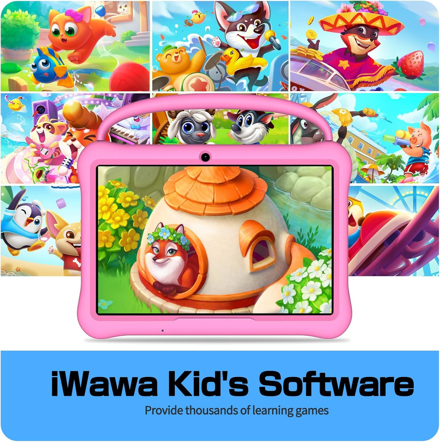 NEWISION Tableta Android de 10 pulgadas para niños, Tabletas con 64...