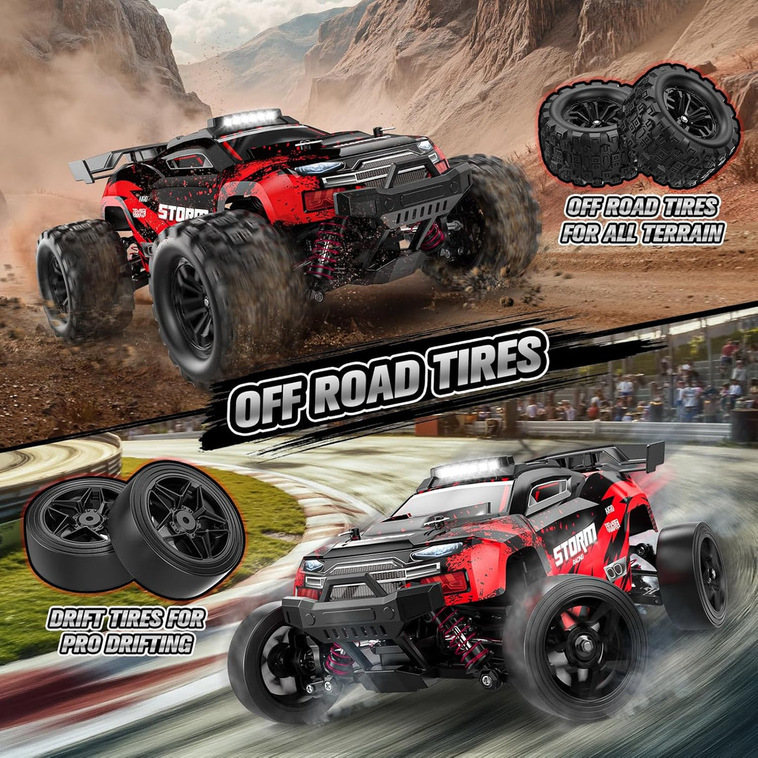 Lvcdzr 1:18 Coches RC, Automóvil de control remoto de 2.4GHz 4WD de...