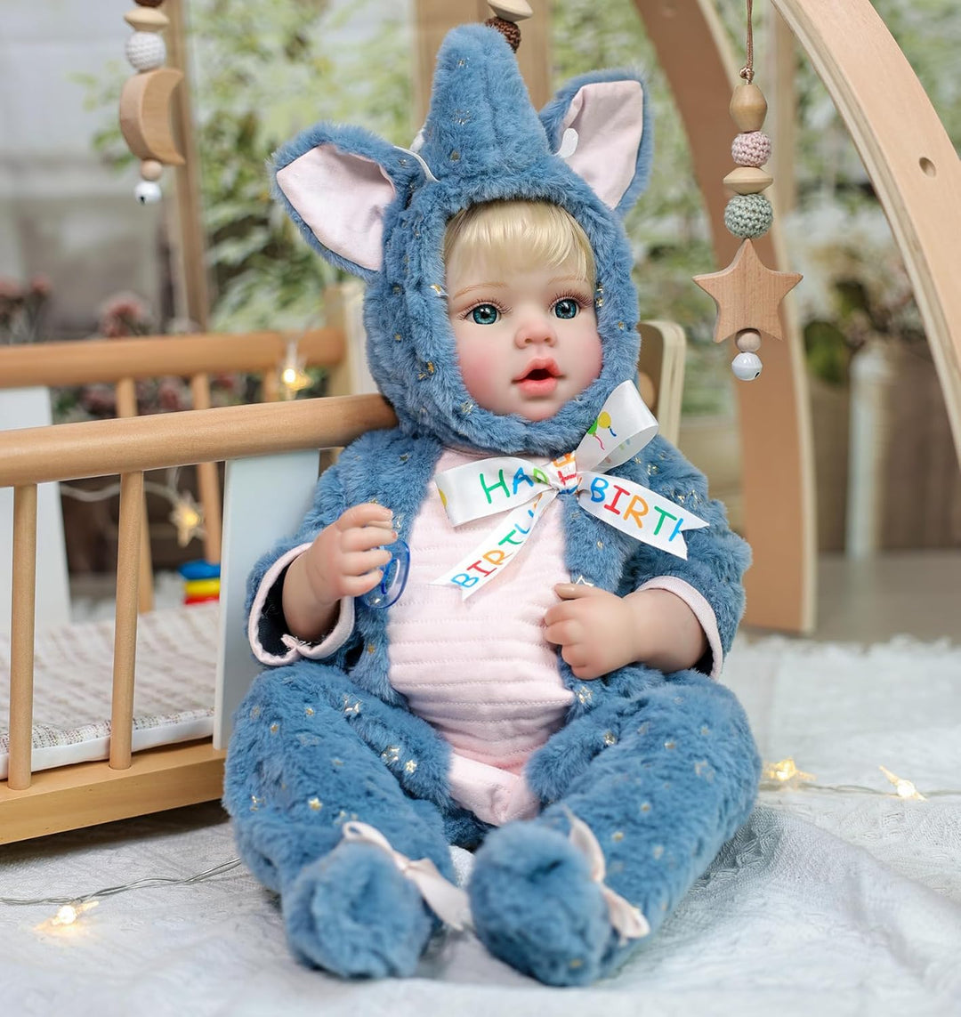 Doldeyiy Muñeca de bebé, muñeca de bebé realista de 20 pulgadas con...