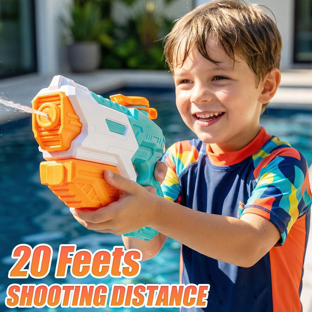 Paquete de 5 pistolas de agua para niños y adultos, pistola de agua de largo alcance, juguete de verano al aire libre para niños y niñas, piscina, playa, patio, fiesta de juegos de lucha