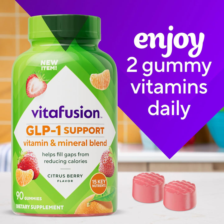 vitafusion GLP-1 Support Multivitamínico, mezcla de vitaminas y min...