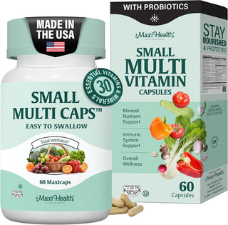 Maxi Health Multivitamínico - Cápsulas multivitamínicas fáciles de...
