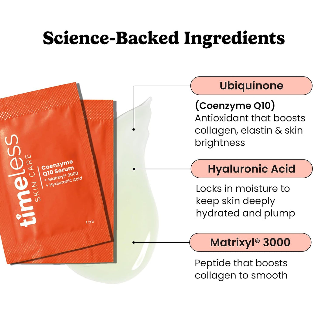 Timeless Skin Care Coenzyme Q10 Serum - Suero para el cuidado de la...