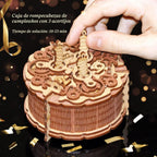 iDventure Pastel de Cumpleaños, Caja rompecabezas de dinero para adultos, Caja para regalo en efectivo