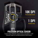 Corsair IRONCLAW RGB mouse inalámbrico FPS\/MOBA para juegos \u2013...