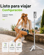 UBeesize Soporte de trípode de teléfono de 71 pulgadas y trípode magnético
