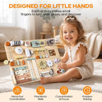 Juguetes Montessori de madera para niños pequeños