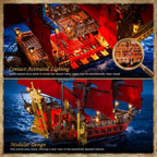 JMBricklayer Queen Anne's Revenge - Juego de construcción de barco pirata