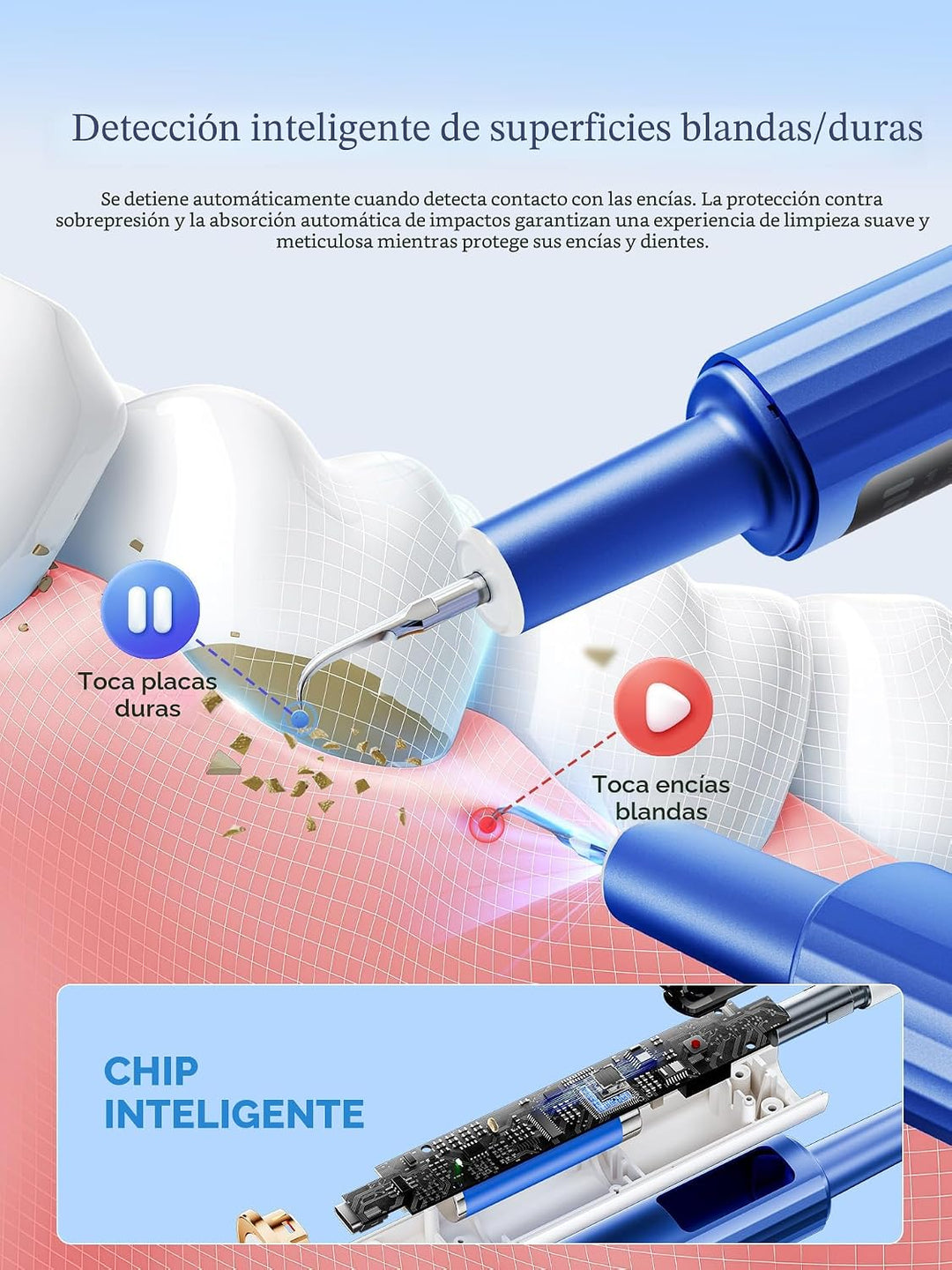 Removedor de placa para dientes, herramientas dentales, herramienta...