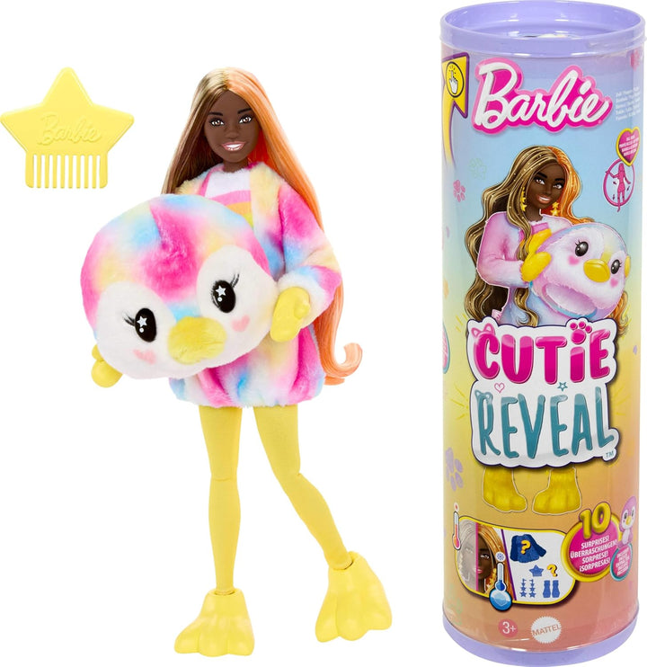 Muñeca y Accesorios Barbie Cutie Reveal, Serie Color Dream, Disfraz...