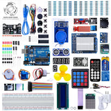 Kit inicial completo para Arduino Uno R3 con tutorial (63 artículos...