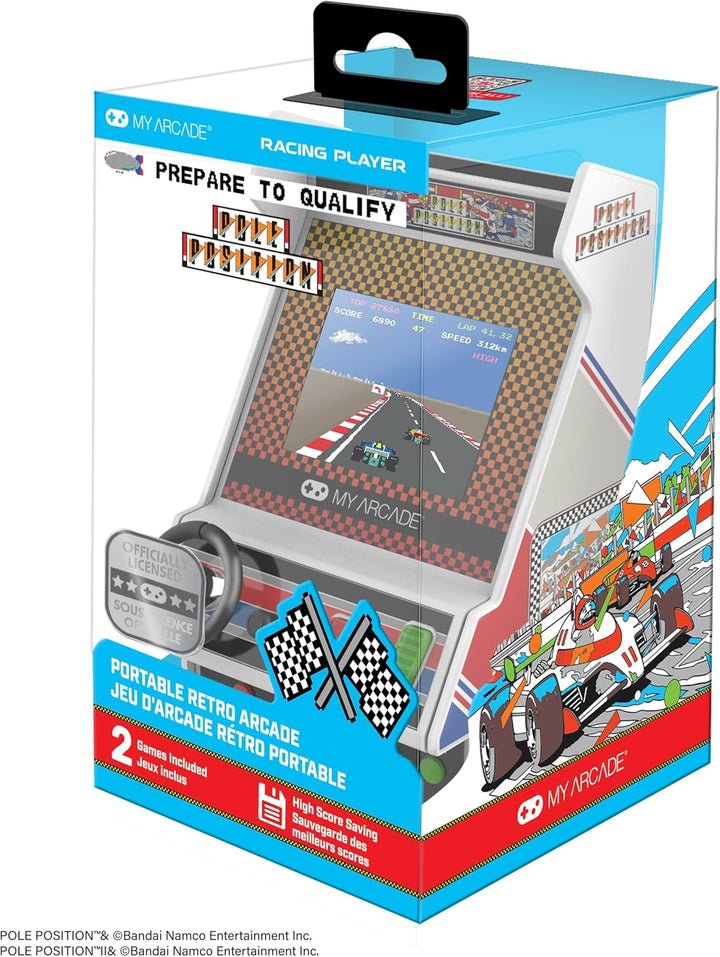 My Arcade Pole Position Racing Player: Consola Arcade retro con 2 j...